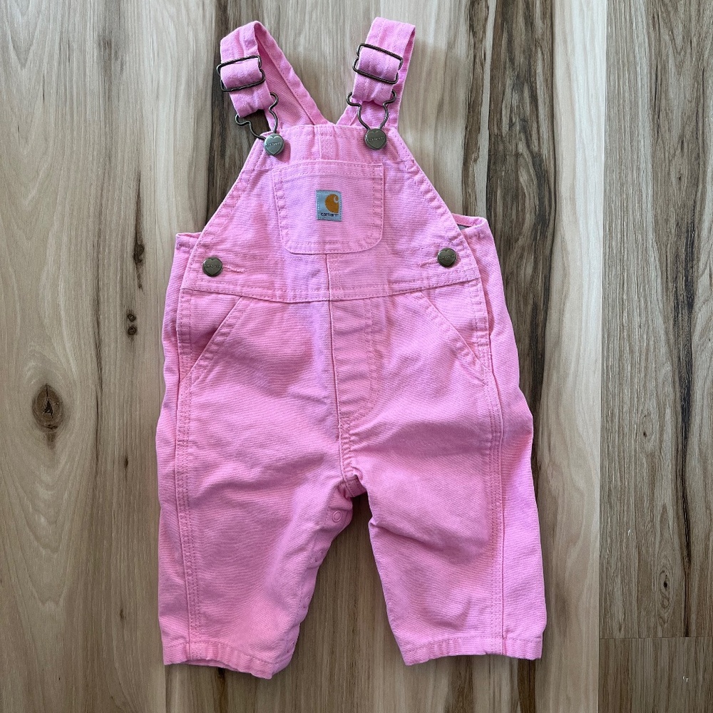 Pink Carhartt overalls